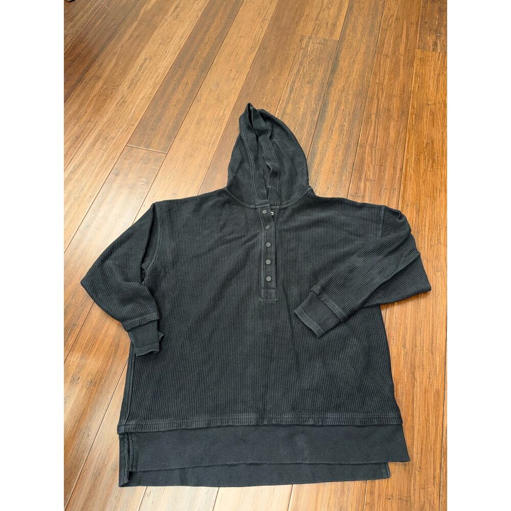 Women’s Medium Aerie Textured Henley Hoodie